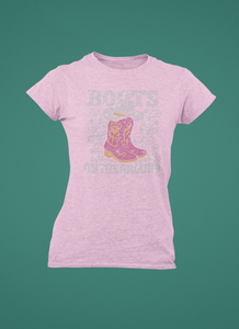 Parnter.co | DALLAS PXP Boots on The Ground | BLING Women's Short Sleeve Shirt
