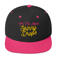 Load image into Gallery viewer, Partner.Co | Ask Me About Skinny Drops Yellow Neon Logo |  Snapback Hat
