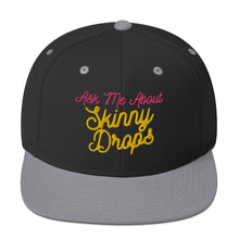 Load image into Gallery viewer, Partner.Co | Ask Me About Skinny Drops Yellow Neon Logo |  Snapback Hat
