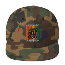 Load image into Gallery viewer, Partner.Co | Ask Me About Skinny Drops Asking For Help Is Ok Logo| Snapback Hat
