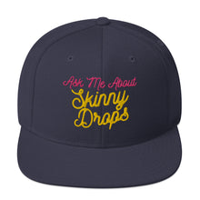 Load image into Gallery viewer, Partner.Co | Ask Me About Skinny Drops Yellow Neon Logo |  Snapback Hat
