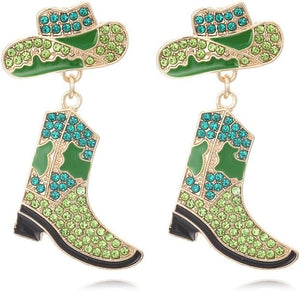 Partner.Co | PICK YOUR COLOR | Boots and Bling Earrings