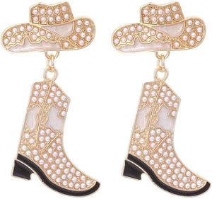 Partner.Co | PICK YOUR COLOR | Boots and Bling Earrings