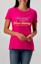 Load image into Gallery viewer, PARTNER.CO | FUN FITNESS Collection BLING Healthy Is the New Skinny Retro Women&#39;s Tee
