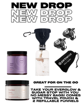 Load image into Gallery viewer, Partner.Co | White Circle Logo| Sugar Stop One the Go Single Serve Reusable Funnel Kit

