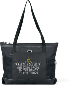 Team Impact | Getting These Drops In The Hands Of Millions BLING Gear Zipper Tote Bag