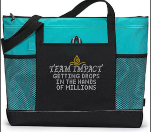 Team Impact | Getting These Drops In The Hands Of Millions BLING Gear Zipper Tote Bag