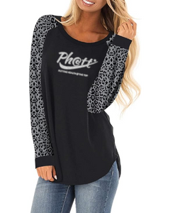 Ph@tt | BLING Women's Knitted Long Sleeve Lightweight Tunic Top