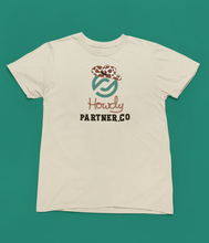 Load image into Gallery viewer, Parnter.co | DALLAS PXP Howdy Partner.co Cowprint | Short Sleeve Shirt Women&#39;s
