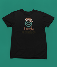 Load image into Gallery viewer, Parnter.co | DALLAS PXP Howdy Partner.co Cowprint | Short Sleeve Shirt Women&#39;s
