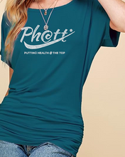 Load image into Gallery viewer, Ph@tt | BLING BUSINESS CASUAL Women&#39;s Dolman Top Short Sleeve
