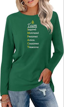 Load image into Gallery viewer, Team Impact | Team Impact Acronym | BLING Women&#39;s Long Sleeve
