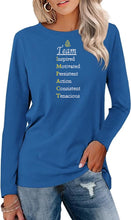 Load image into Gallery viewer, Team Impact | Team Impact Acronym | BLING Women&#39;s Long Sleeve
