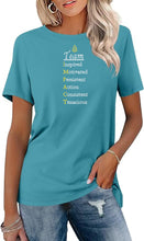 Load image into Gallery viewer, Team Impact | Team Impact Acronym | BLING Women&#39;s Short Sleeve Shirt
