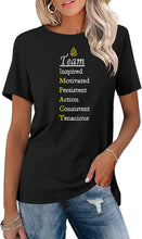 Load image into Gallery viewer, Team Impact | Team Impact Acronym | BLING Women&#39;s Short Sleeve Shirt
