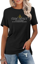 Load image into Gallery viewer, Team Impact | Team Impact Getting These Drops In The Hands Of Millions | BLING Women&#39;s Short Sleeve Shirt
