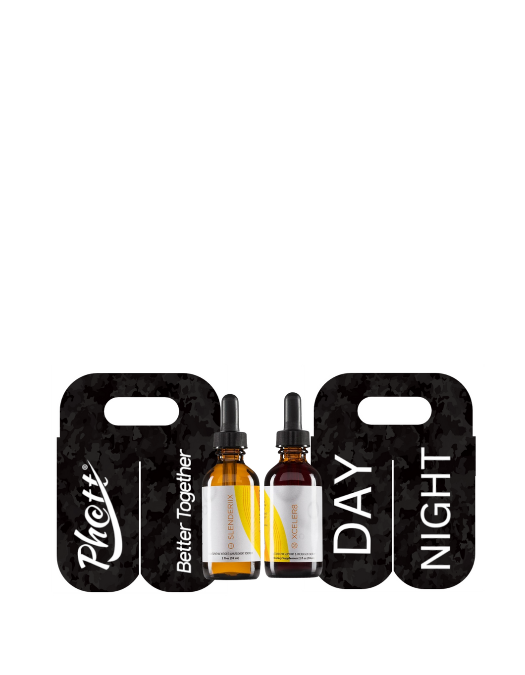 Ph@tt | Better Together Day Night Body Balancing Skinny Drops Mini Tote Sleeve | BLACK CAMO LIMITED EDITON SINGLE TOTE