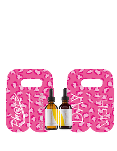 Ph@tt | Better Together Day Night Body Balancing Skinny Drops Mini Tote Sleeve | BLING PINK LEOPARD LIMITED EDITON 10pc BULK PACK