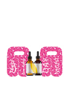 Ph@tt | Better Together Day Night Body Balancing Skinny Drops Mini Tote Sleeve | PINK LEOPARD LIMITED EDITON 10pc BULK PACK