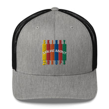 Load image into Gallery viewer, Partner.Co | Ask Me About Skinny Drops Multi Logo| Trucker Cap
