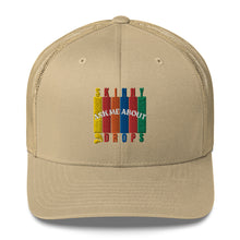 Load image into Gallery viewer, Partner.Co | Ask Me About Skinny Drops Multi Logo| Trucker Cap
