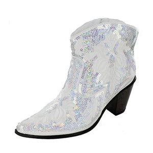 Partner.Co | PICK YOUR COLOR | Bling Cowboy Boots Short  LIMITED EDITION