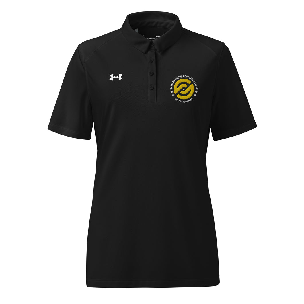 Partners For Health | Under Armour® Women’s Polo White Logo