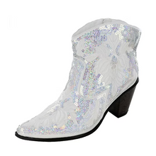 Load image into Gallery viewer, Partner.Co | PICK YOUR COLOR | Bling Cowboy Boots Short  LIMITED EDITION

