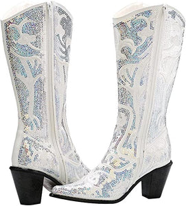 Partner.Co | PICK YOUR COLOR | Bling Cowboy Boots Tall LIMITED EDITION