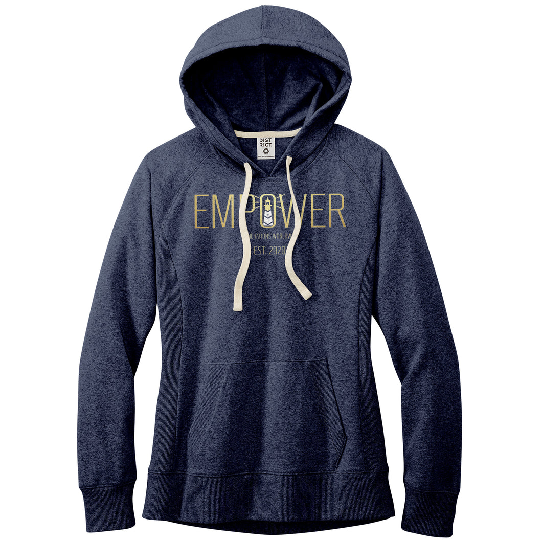 Empower| Gold Edition |  District Women's Re-Fleece Hoodie
