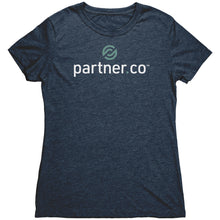 Load image into Gallery viewer, Partner.Co | NextLevel Women&#39;s Triblend T-Shirt | Corporate Apparel
