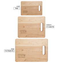 Load image into Gallery viewer, RENEW | MAPLE CUTTING BOARD
