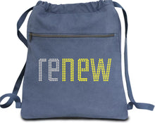 Load image into Gallery viewer, RENEW | BLING Collection On The G0 Drawstring Tote Bag
