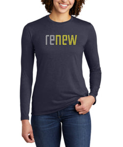 RENEW | BLING Collection Women's Tri-blend Long Sleeve Tee
