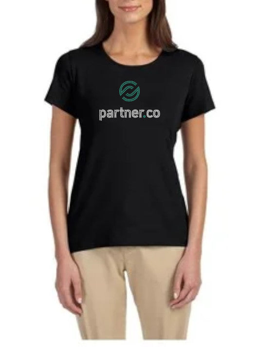 Paertner.Co | BLING BUSINESS CASUAL Women's Short Sleeve Top