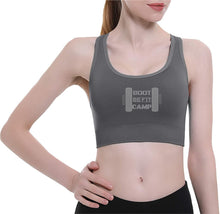 Load image into Gallery viewer, BE FIT BOOTCAMP | Fun Fitness BLING High Impact Criss Cross Sports Bra
