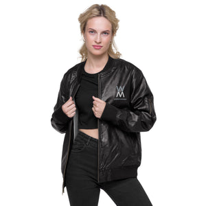 Warrior Movement | Leather Bomber Jacket | Warrior Movement Collection