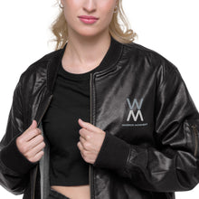 Load image into Gallery viewer, Warrior Movement | Leather Bomber Jacket | Warrior Movement Collection
