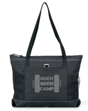 Load image into Gallery viewer, BE FIT BOOTCAMP | BUSINESS CASUAL Collection BLING Gear Zipper Tote Bag
