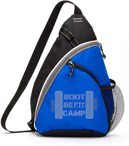 BE FIT BOOTCAMP | FUN FITNESS Collection BLING Gear On the Go Sling Wave Bag PICK YOUR COLOR