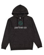 Load image into Gallery viewer, Partner.Co | FUN FITNESS BLING Unisex Hoodie BLACK LEOPARD COLLECTION
