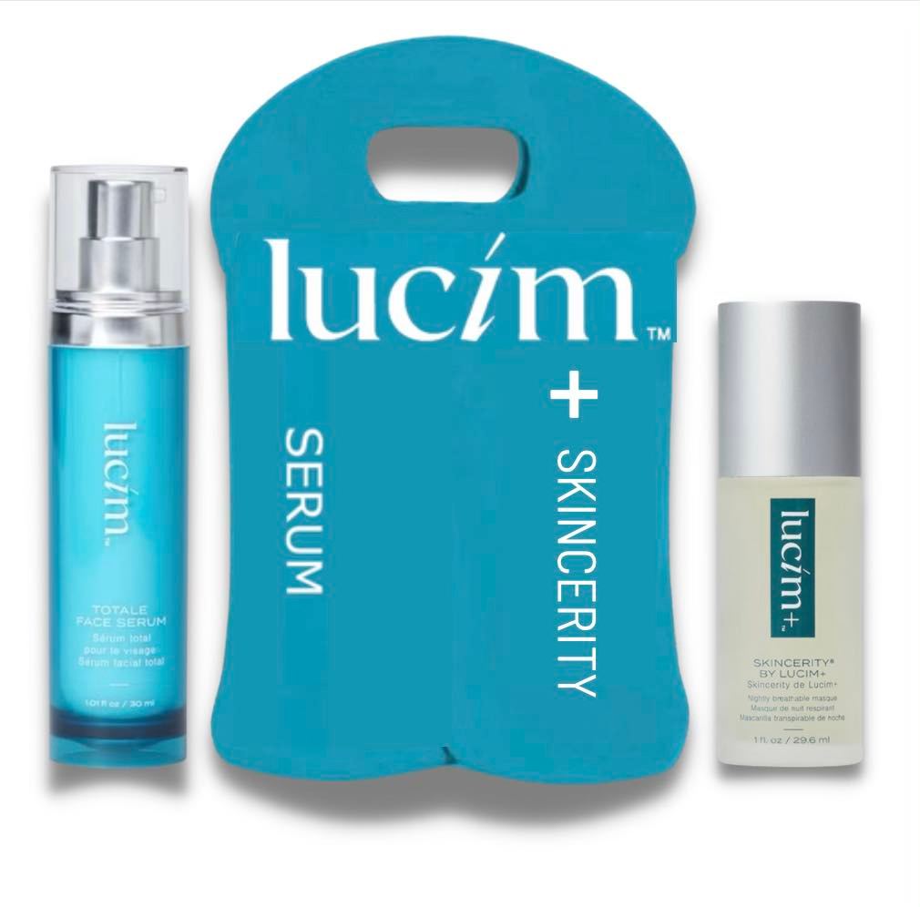 Partner.Co | Lucium BLUE Serum Skincerity Mini Tote Sleeve