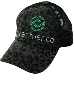 Partner.Co | FUN FITNESS Collection Yoga Hat BLACK LEOPARD Collection