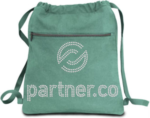 Partner.Co | BLING Collection Life's a Beach Drawstring Tote Bag