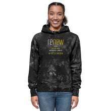 Load image into Gallery viewer, RENEW | #TAKE5TORENEW | EMBROIDERED UNISEX CHAMPION TIE-DYED HOODIE
